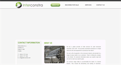 Desktop Screenshot of interconstra.com